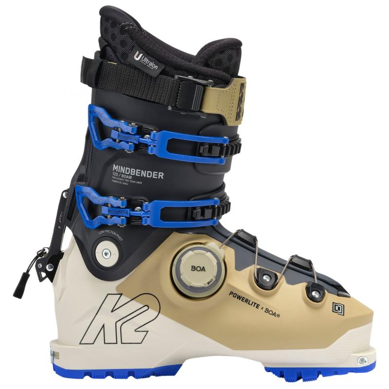 K2 Mindbender 120 Boa  Skistøvler  Herre  Beige Grå i Store Plus Size Størrelser