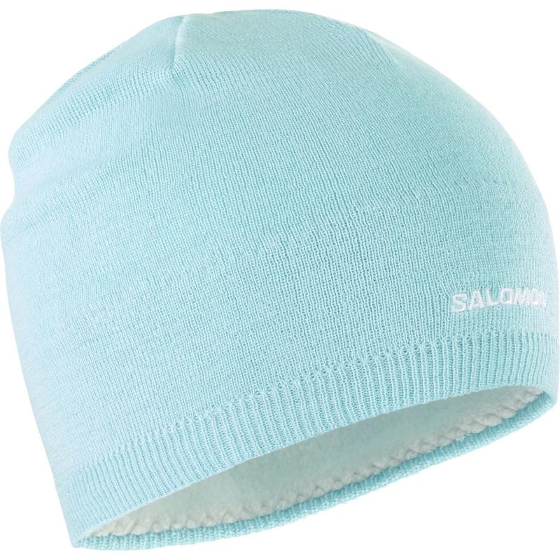 Salomon Beanie i Lyseblå - Plus Størrelser Tilbud!