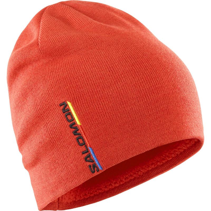 Salomon Graphic Beanie  Rød i Store Plus Size Størrelser