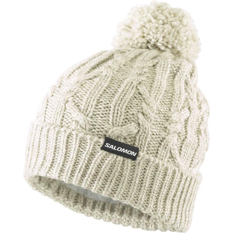 Salomon Ivy Beanie til Dame - Hvid Huer på Tilbud
