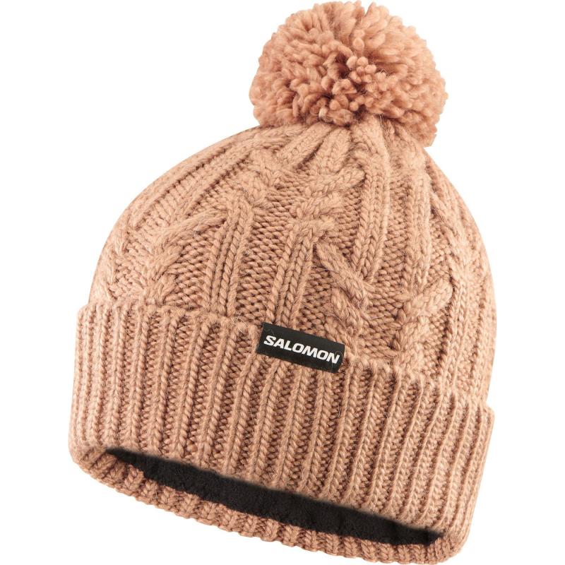 Salomon Ivy Beanie til Damer i Kork - Stort Udvalg