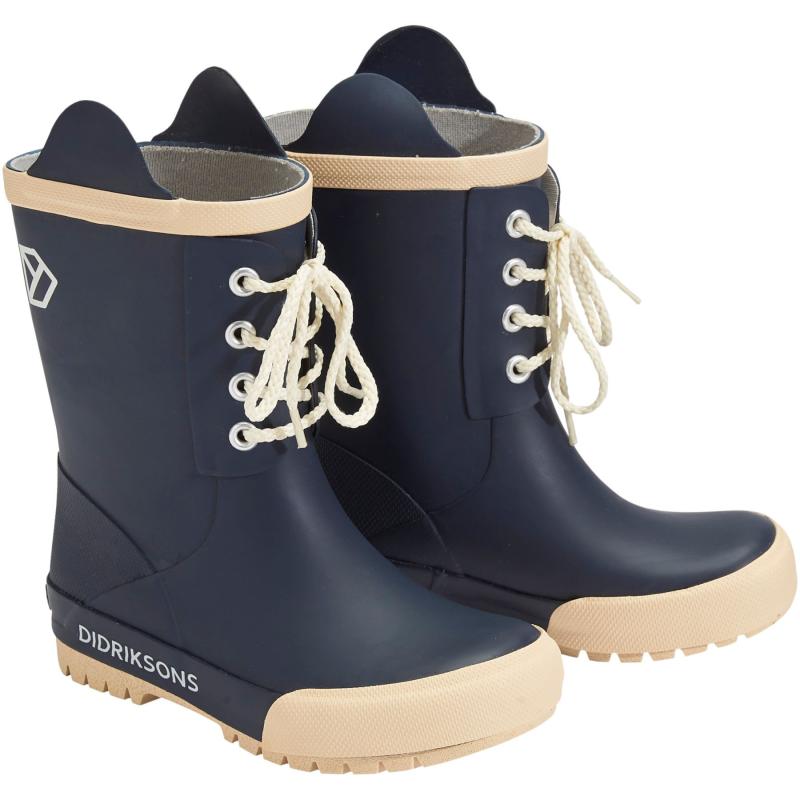 Didriksons Splashman  Gummistøvler  Junior  Navy i Store Plus Size Størrelser