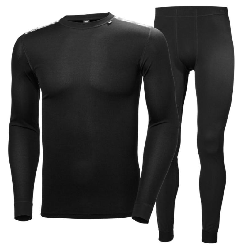 Helly Hansen Comfort Light Sæt  Herre  Sort i Store Plus Size Størrelser