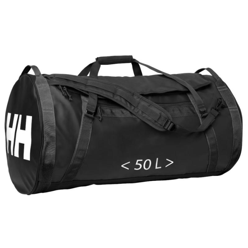 Helly Hansen 50L Duffel Bag - Sporty Rejsetaske i Sort
