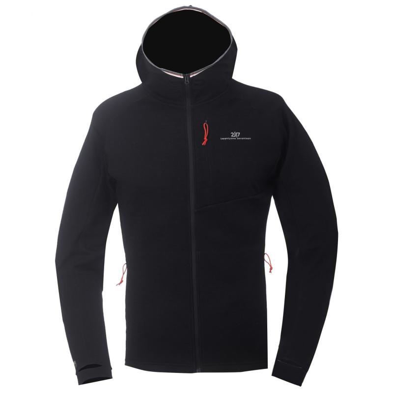 2117   Sweden Gasska  Hoodie  Herre  Sort i Store Plus Size Størrelser