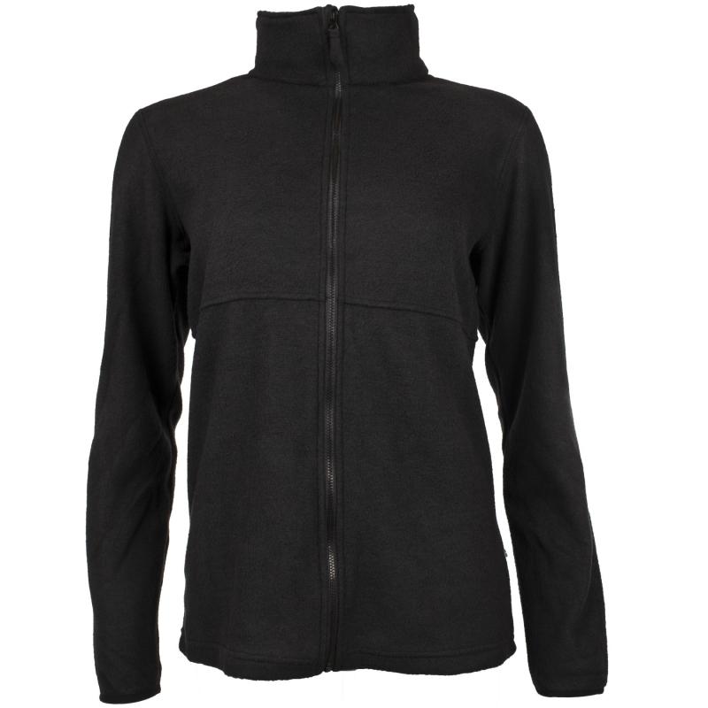 2117   Sweden Trollebo  Fleecejakke  Dame  Sort i Store Plus Size Størrelser
