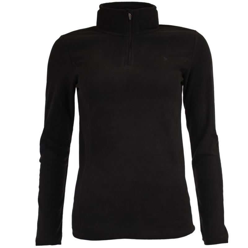 Outhorn Midela Zip Fleecepulli til Dame - Sort