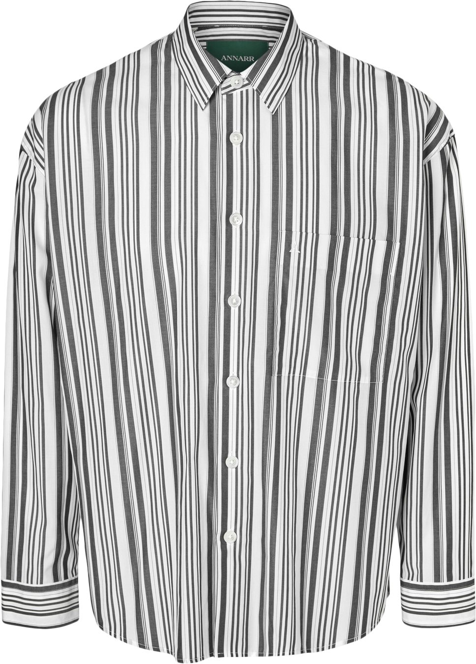 Anrrelaxroarpoplin Shirt Ls i Store Plus Size Størrelser