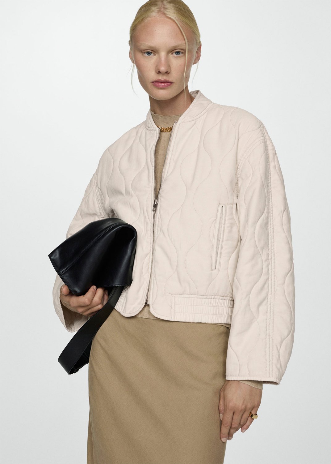 Check Miniskirt i Store Plus Size Størrelser