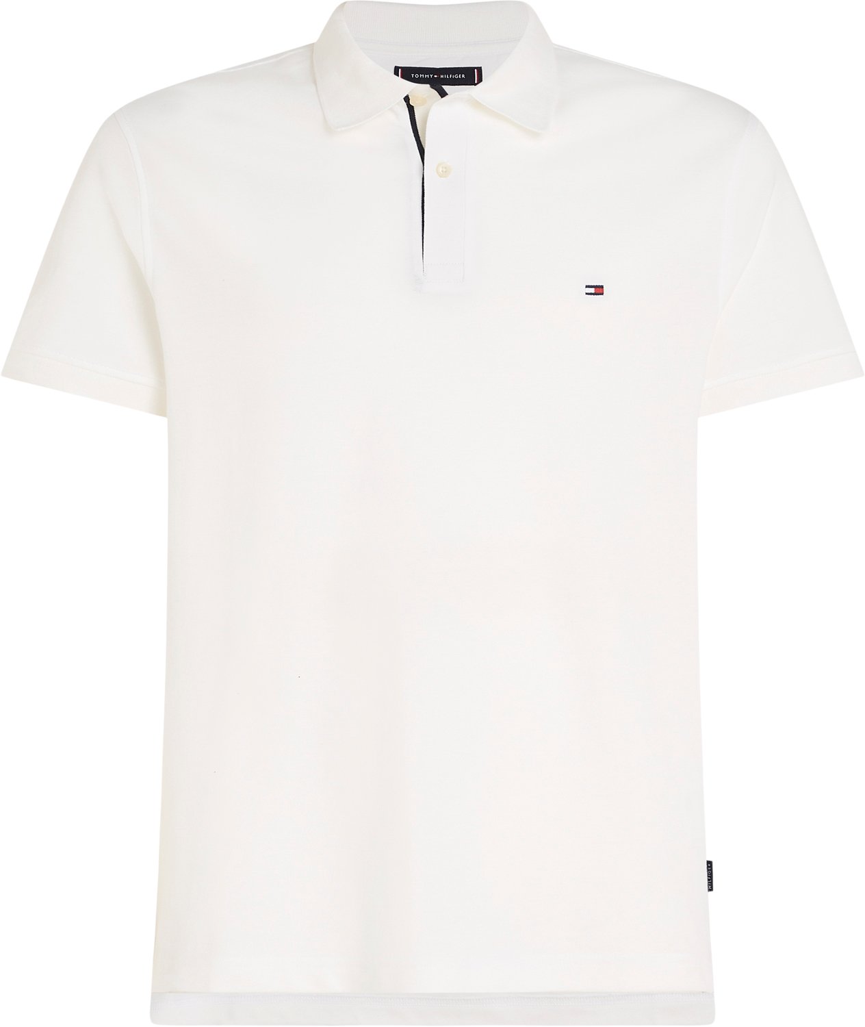 Flag Under Placket Reg Polo i Store Plus Size Størrelser
