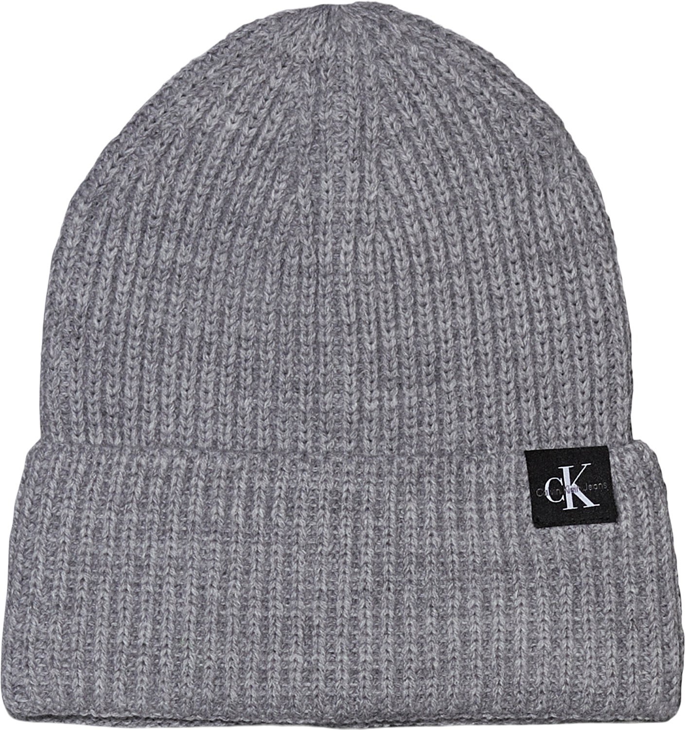 Monogram Rib Beanie i Store Plus Size Størrelser