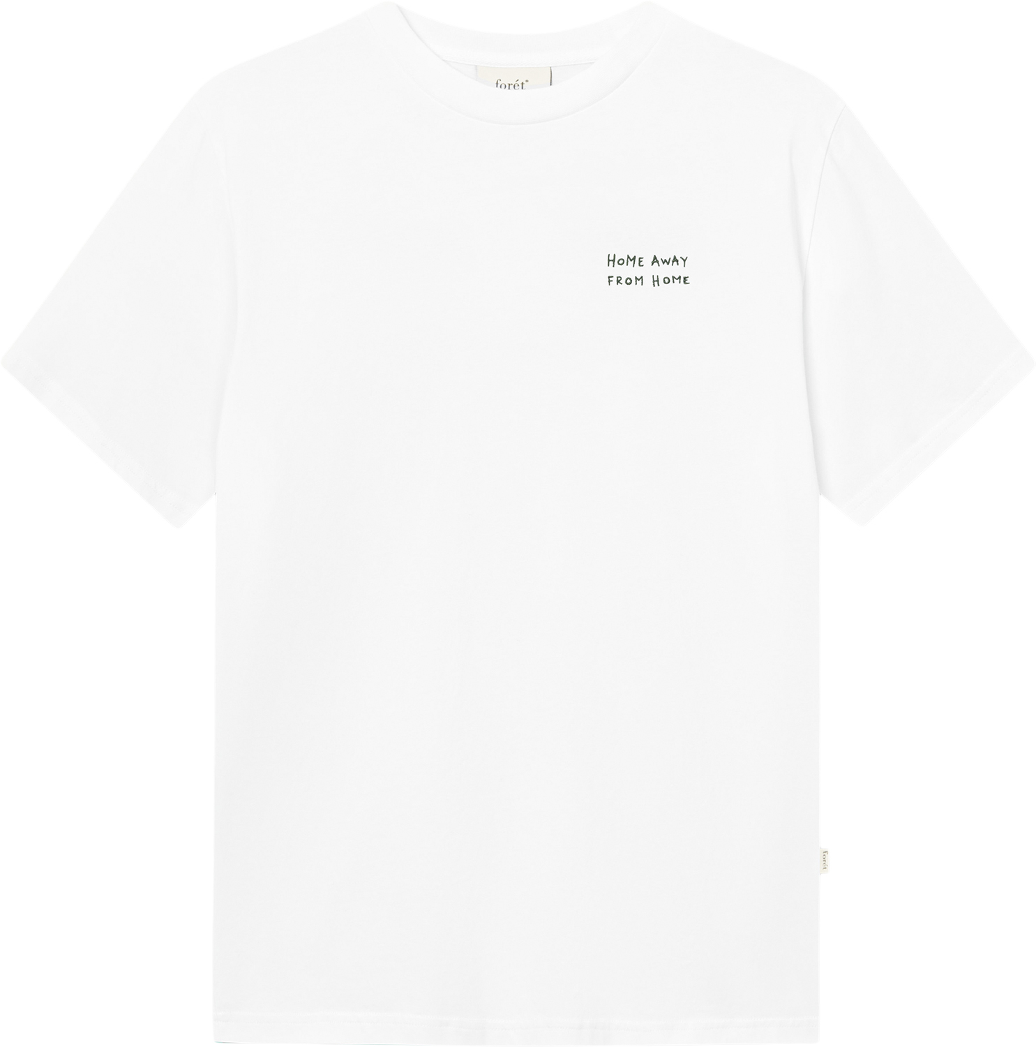 Abode Embroidery Tshirt i Store Plus Size Størrelser