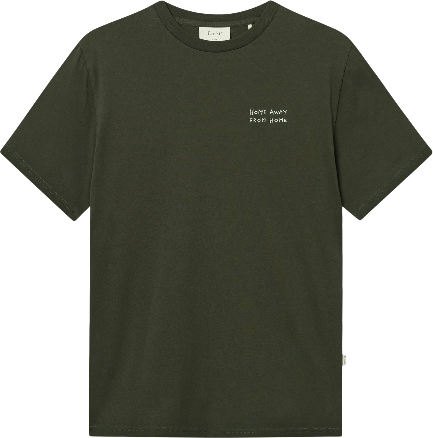 Abode Embroidery Tshirt i Store Plus Size Størrelser