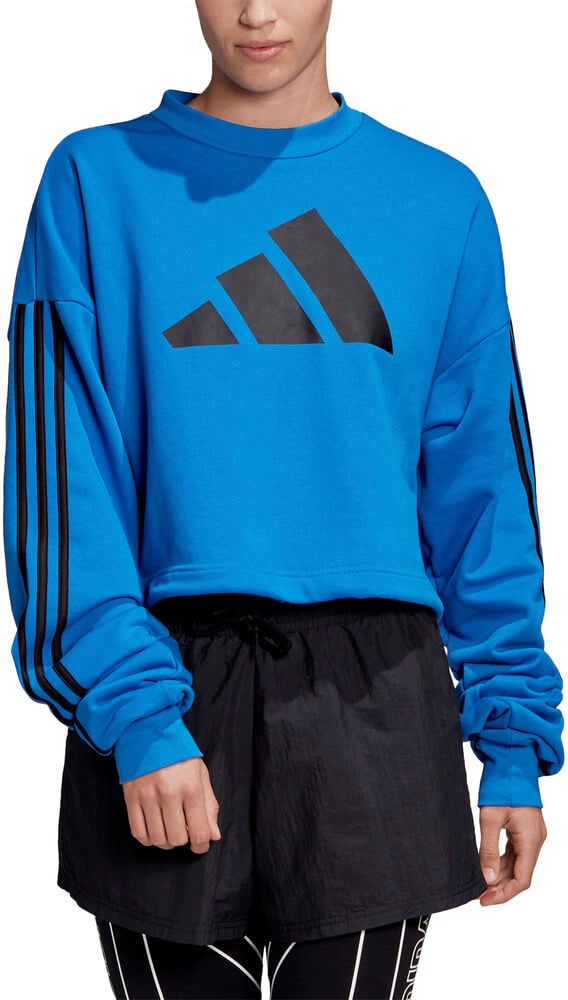 Adjustable  Stripes Sweatshirt i Store Plus Size Størrelser