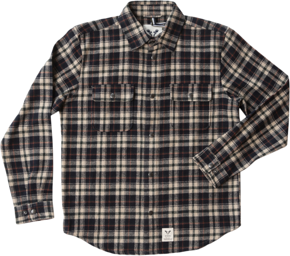 Adrian Cotton Check Shirt i Store Plus Size Størrelser