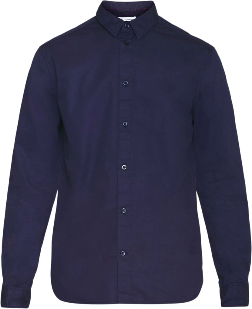 Alf Regular Crispy Cotton Shirt Gots Vegan i Store Plus Size Størrelser