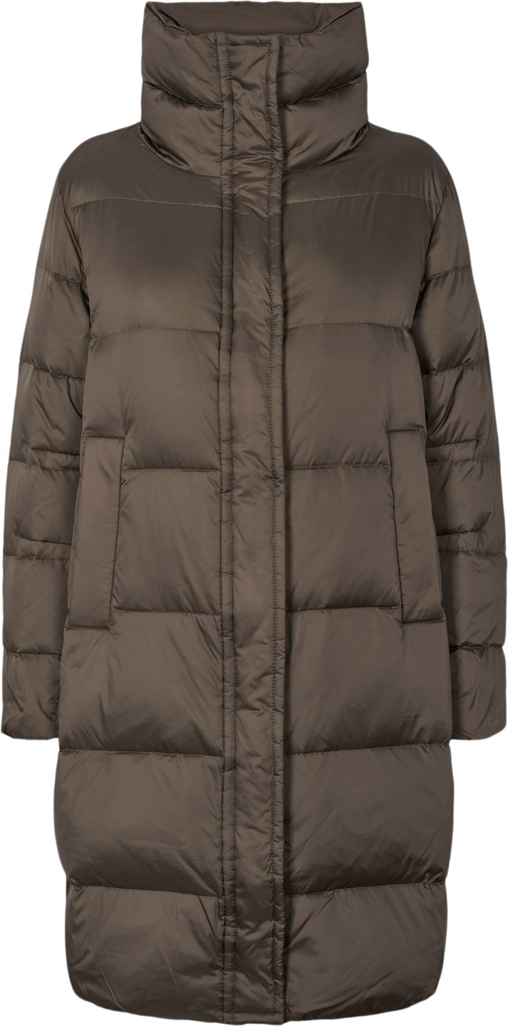 Aria New Water Repellant Down Coat Darien i Store Plus Size Størrelser
