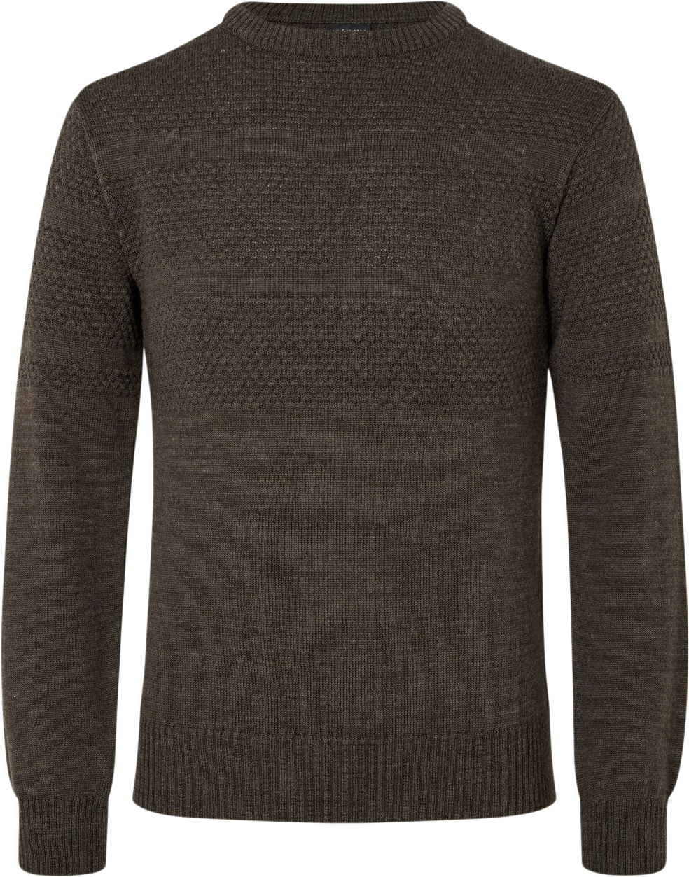 Asivik North Sea Sweater  Herre Brown i Store Plus Size Størrelser