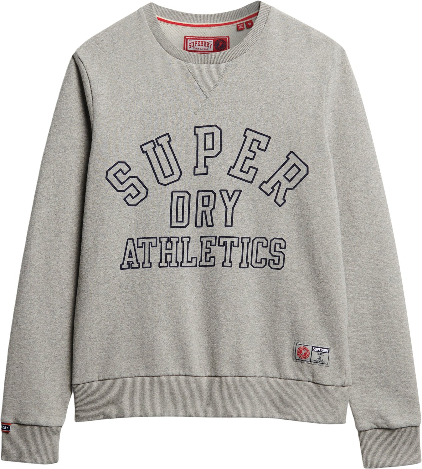 Athletic Printed Sweatshirt i Store Plus Size Størrelser