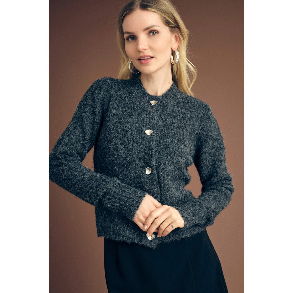 Audrey Knit Cardigan i Store Plus Size Størrelser