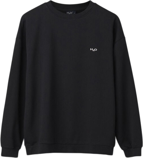 Base O Neck Sweatshirt i Store Plus Size Størrelser