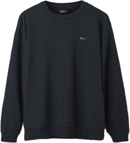 Base Sweat O Neck Sweatshirt i Store Plus Size Størrelser