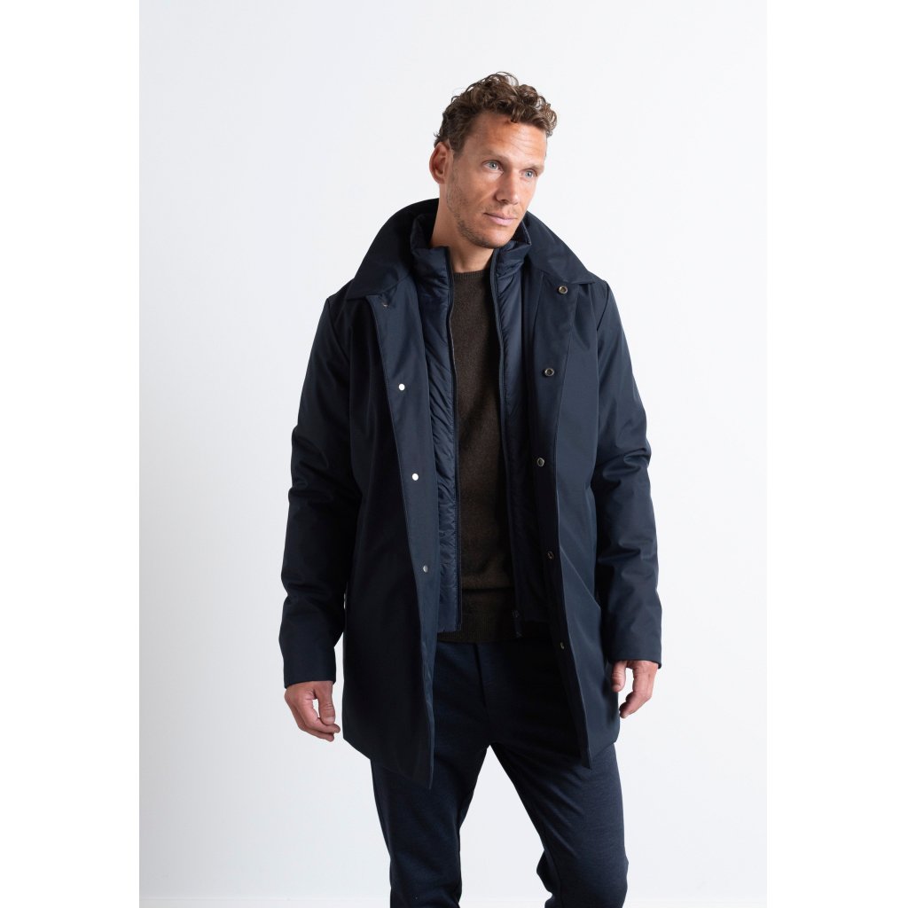 Blake Mix Coat i Store Plus Size Størrelser