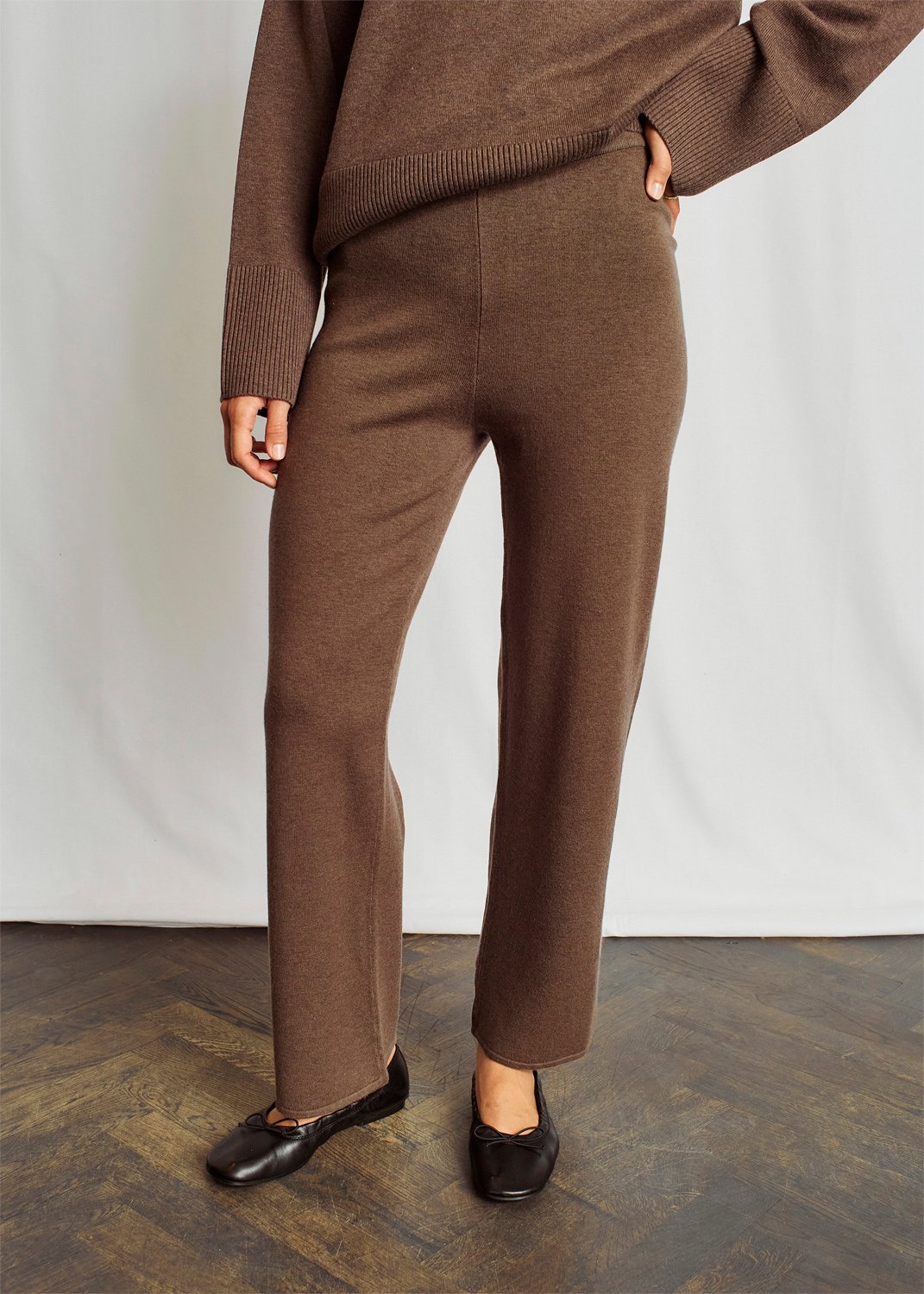 Bs Scarlett Pants Merino Wool Blend i Store Plus Size Størrelser