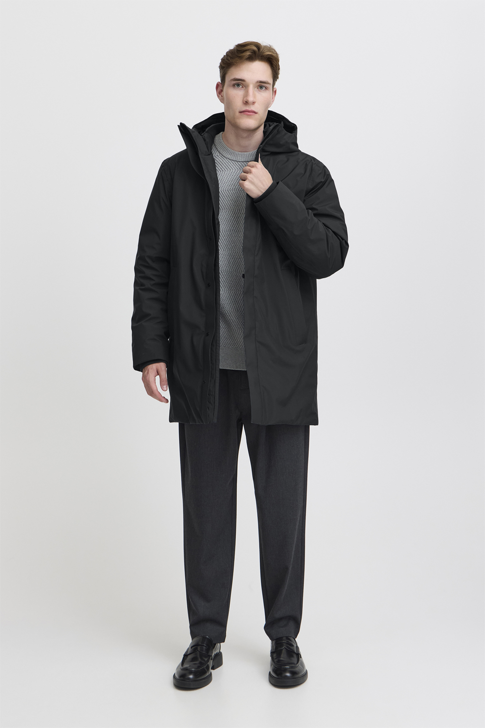 Cfarbour Long Parka Coat i Store Plus Size Størrelser