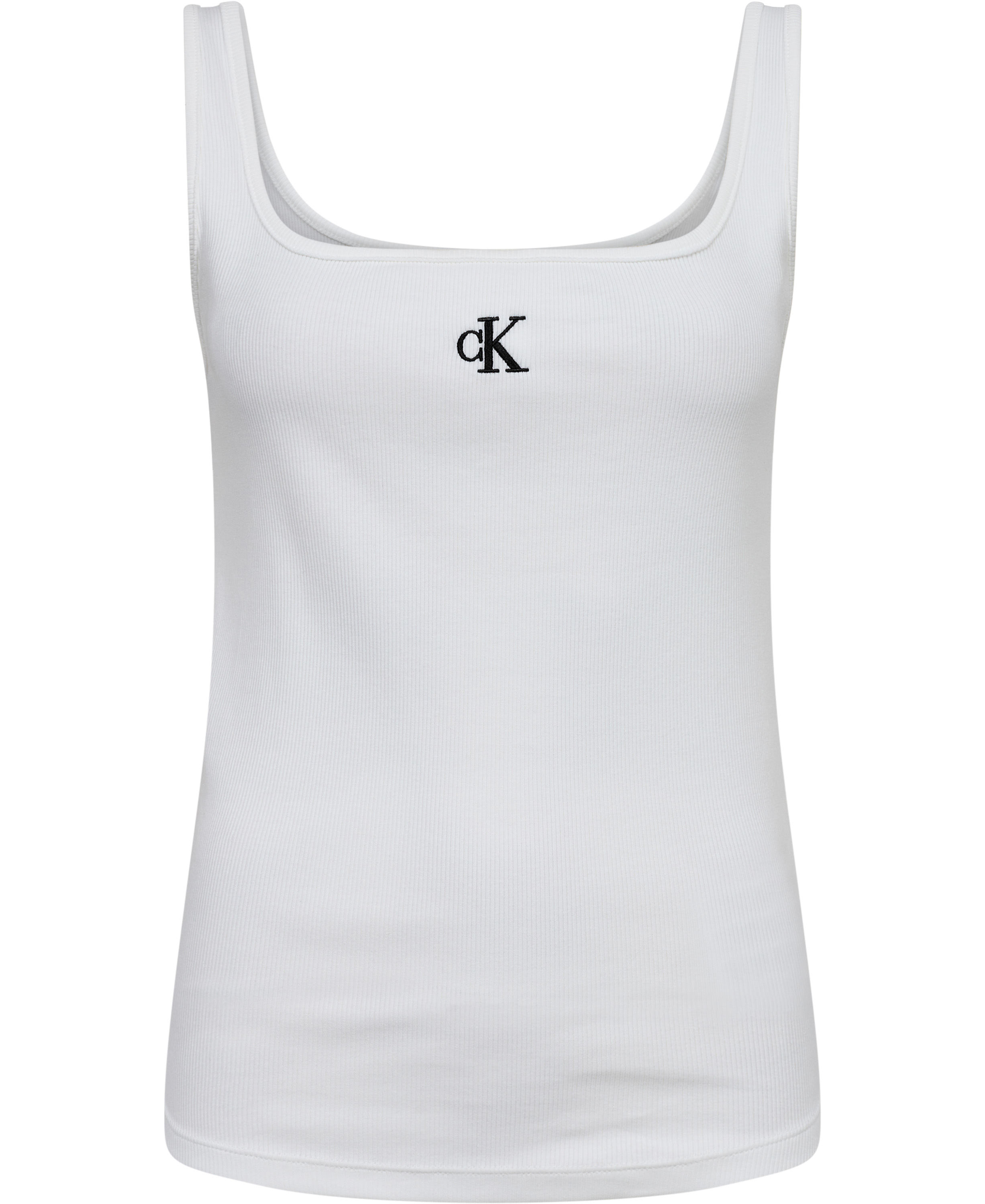 Ck Rib Tank Top i Store Plus Size Størrelser