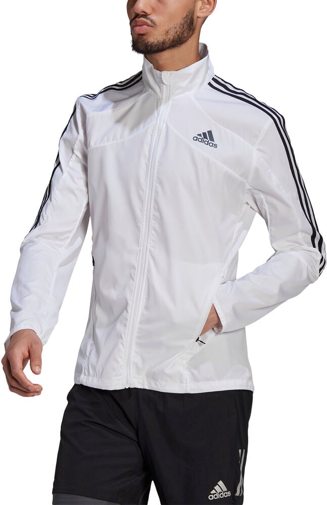 Marathon  Stripes Løbejakke i Store Plus Size Størrelser