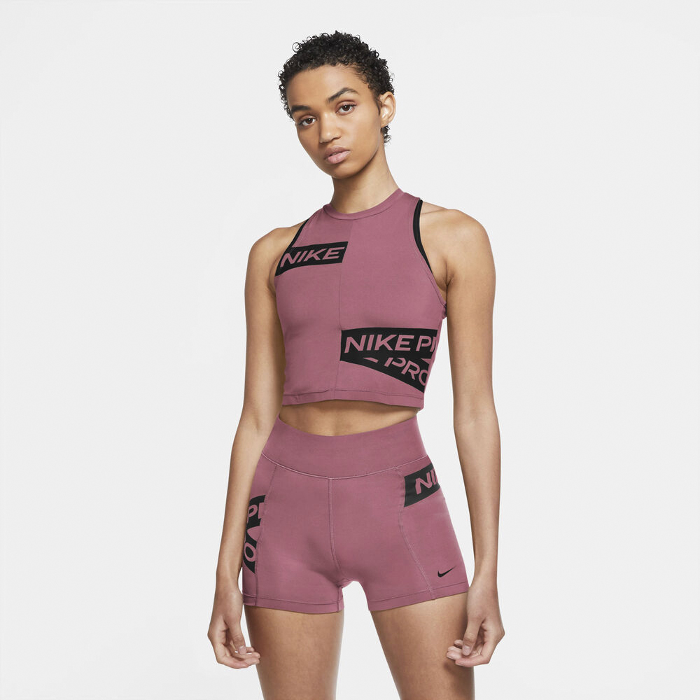 Performance Cropped Traeningstop i Store Plus Size Størrelser