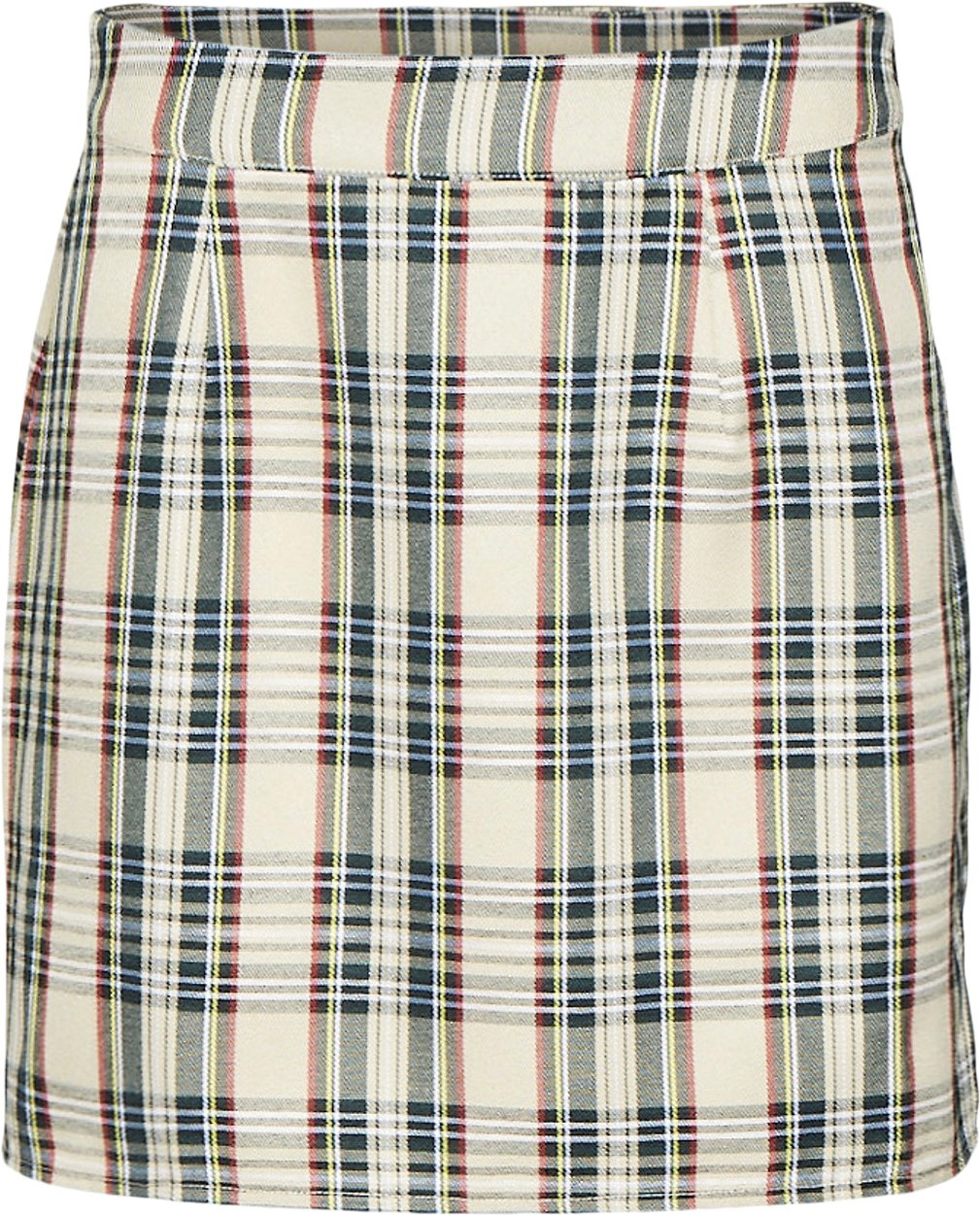 Sncourteney Hw Slit Mini Skirt Ns i Store Plus Size Størrelser