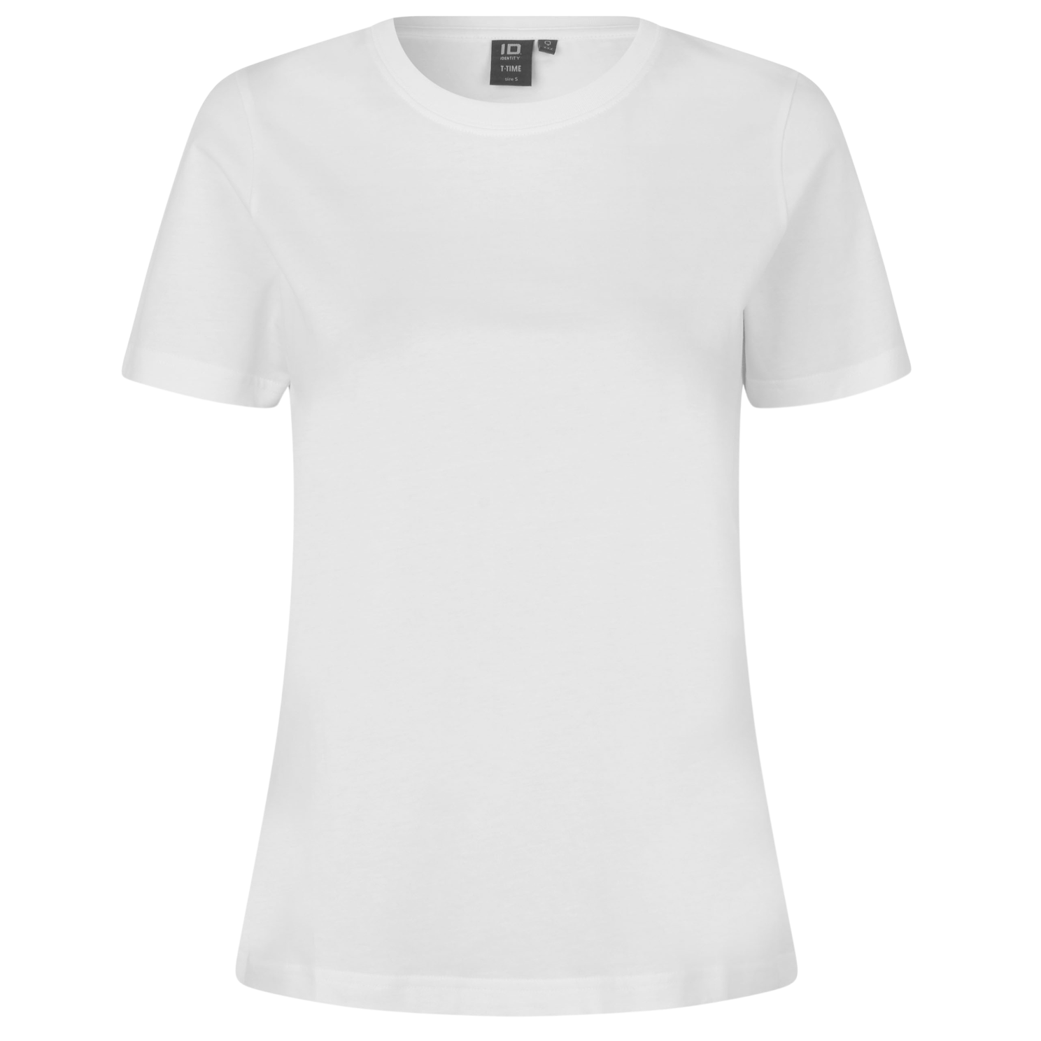 -time Dame  -shirt Hvid    i Store Plus Size Størrelser