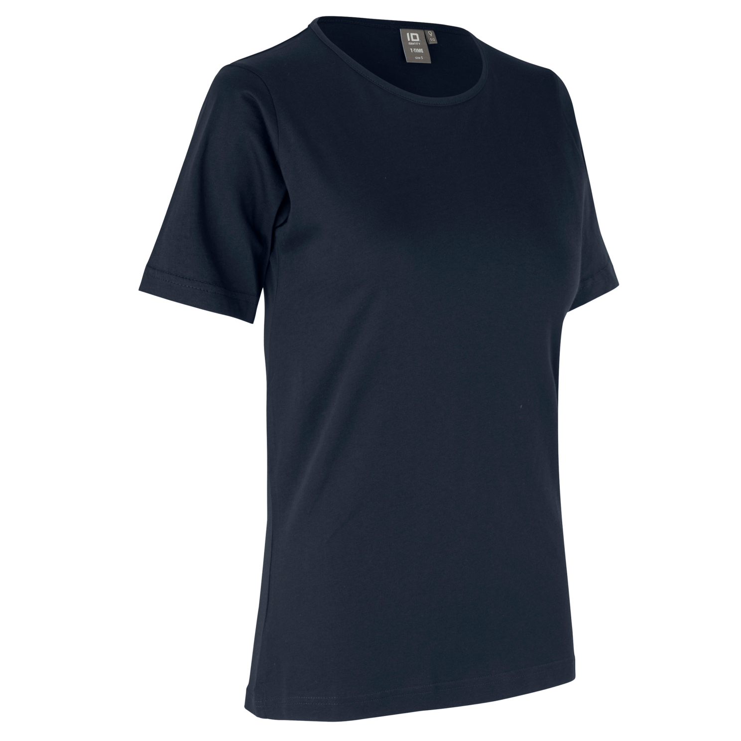 -time Dame  -shirt Navy    i Store Plus Size Størrelser