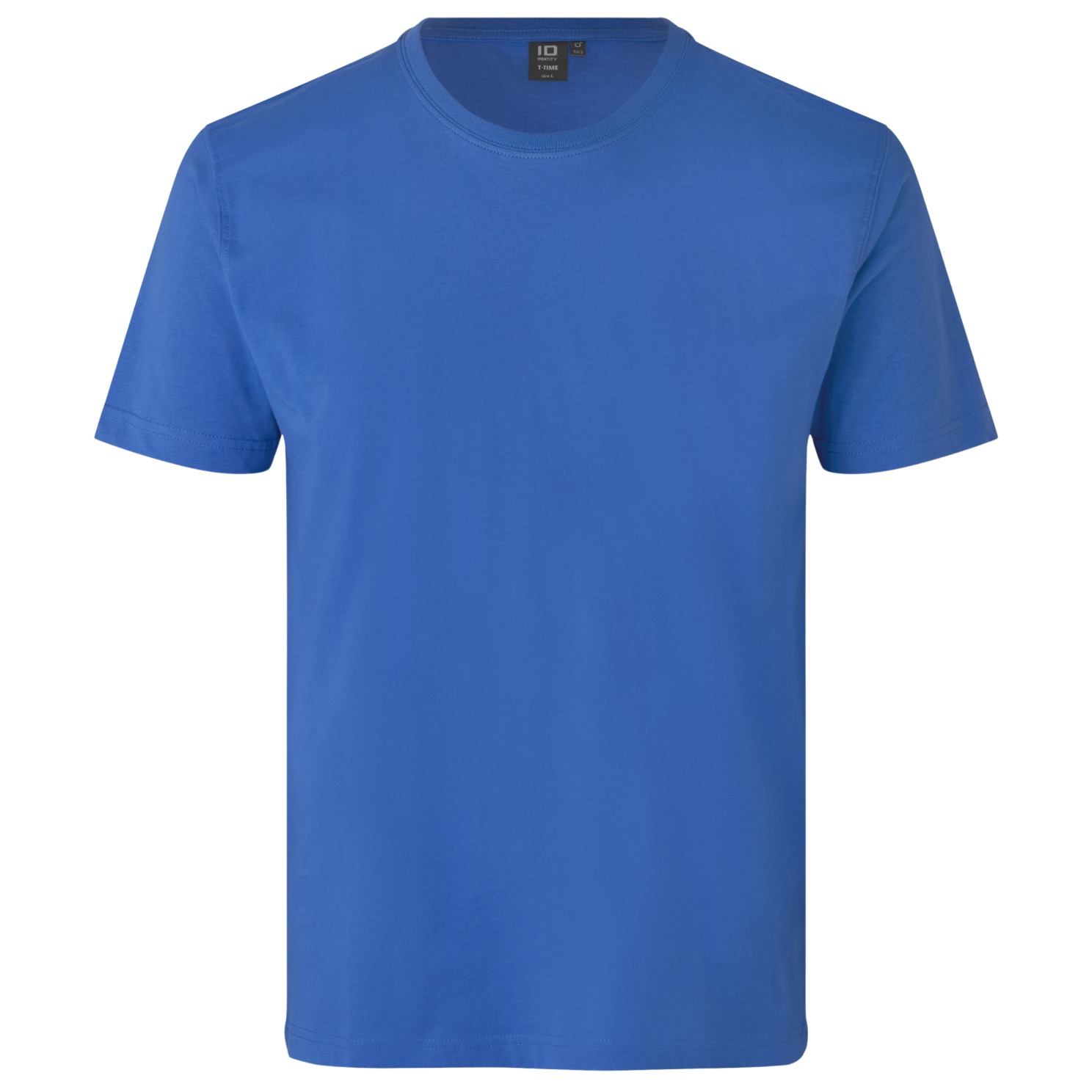 -time Herre  -shirt Azur   i Store Plus Size Størrelser