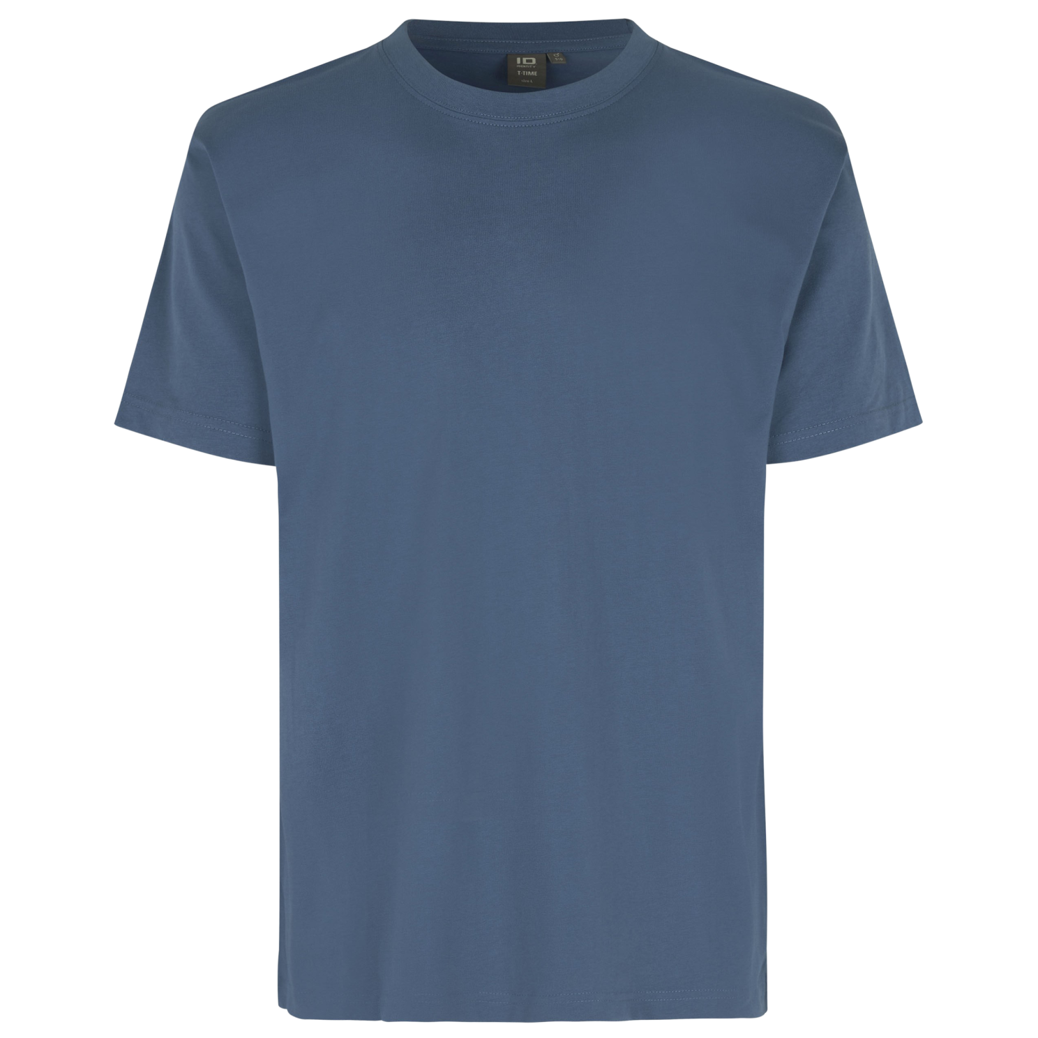 -time Herre  -shirt Indigo   i Store Plus Size Størrelser