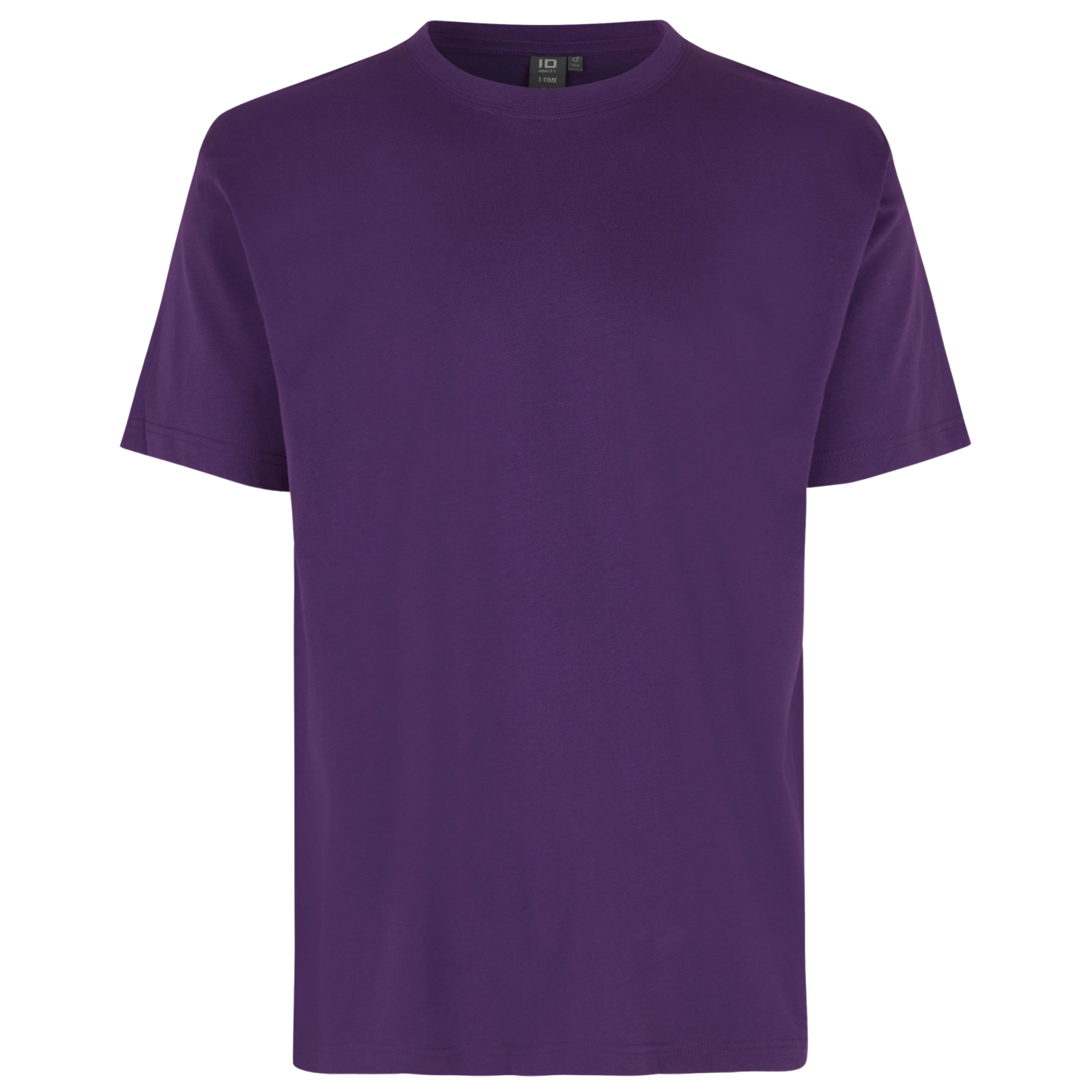-time Herre  -shirt Lilac   i Store Plus Size Størrelser