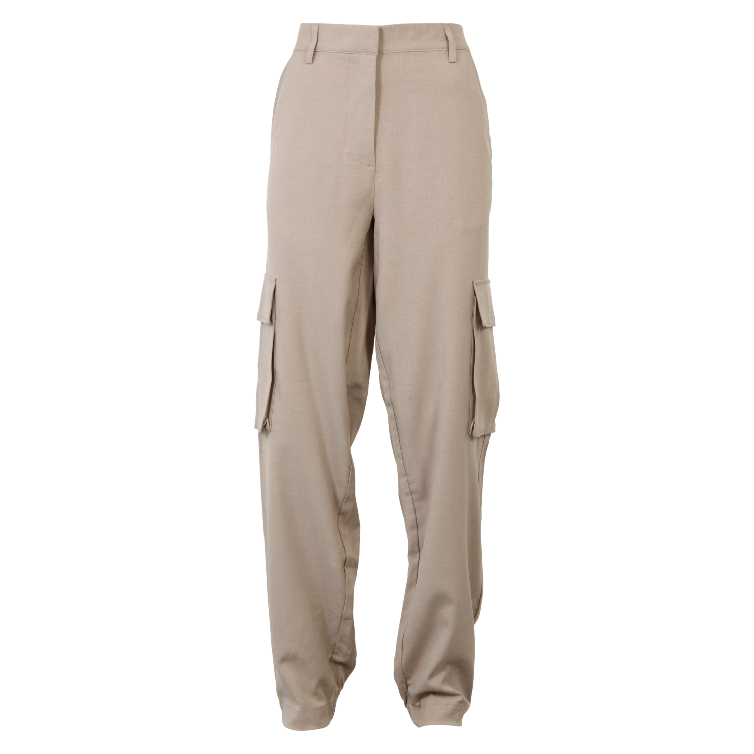 Kopenhaken Canna Cargo Pant Dame Bukser Cobblestone    i Store Plus Size Størrelser