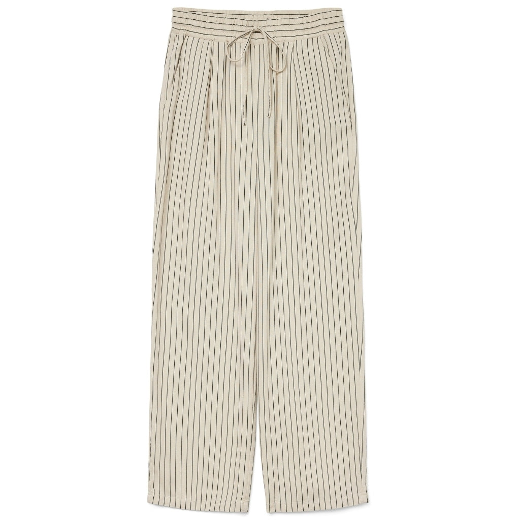 Vero Moda Dame Bukser Vmjesmilo Silver Lining Stripes i Store Plus Size Størrelser