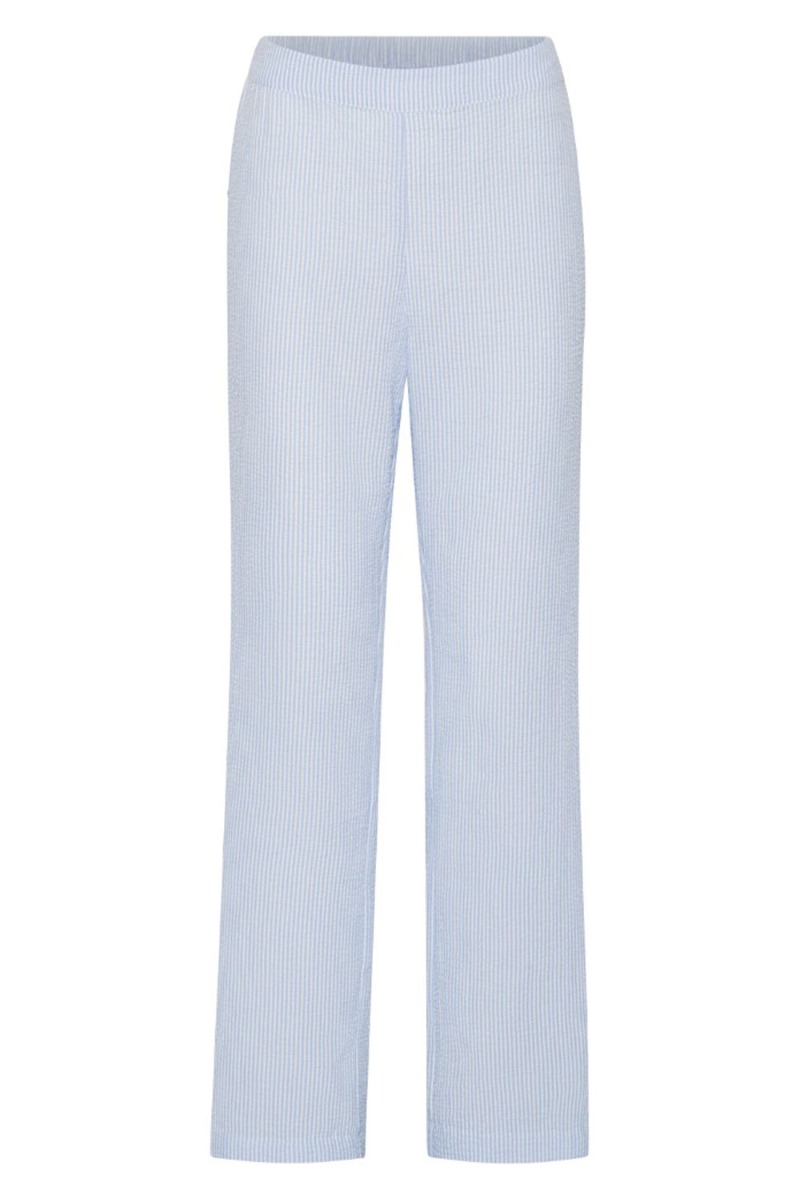 -view Bukser Sonja Pant Blue White i Store Plus Size Størrelser