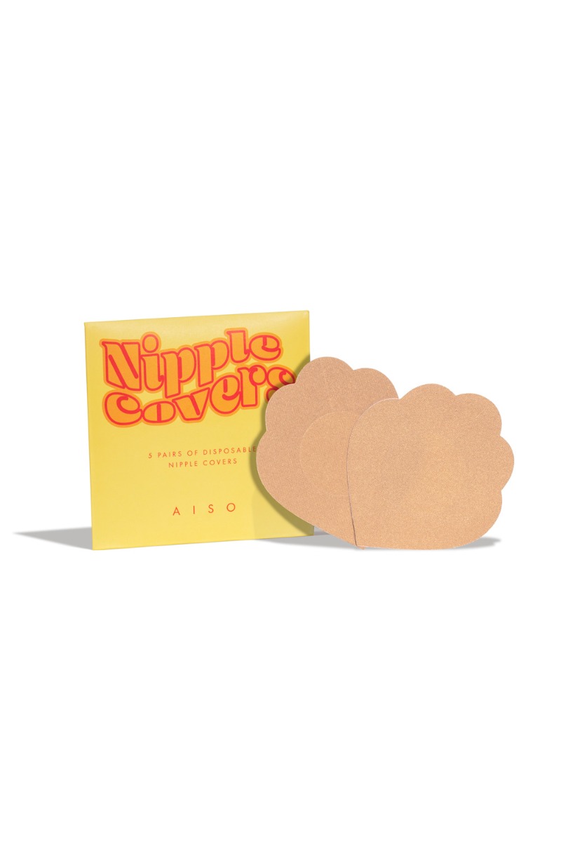 Aiso Nipple Covers Nilla Yellow Box    3cm   3cm  i Store Plus Size Størrelser