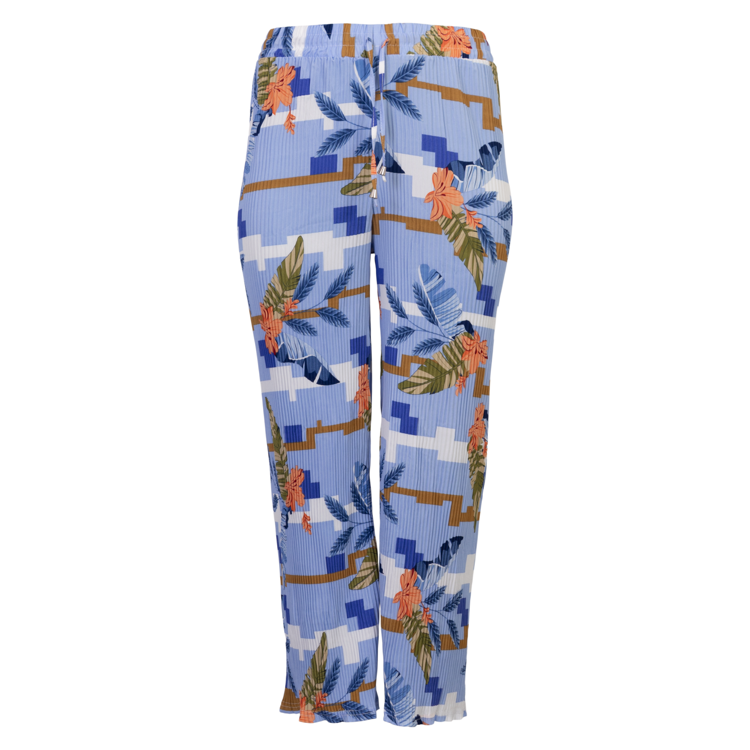 Anyway Dame Bukser Blue     i Store Plus Size Størrelser