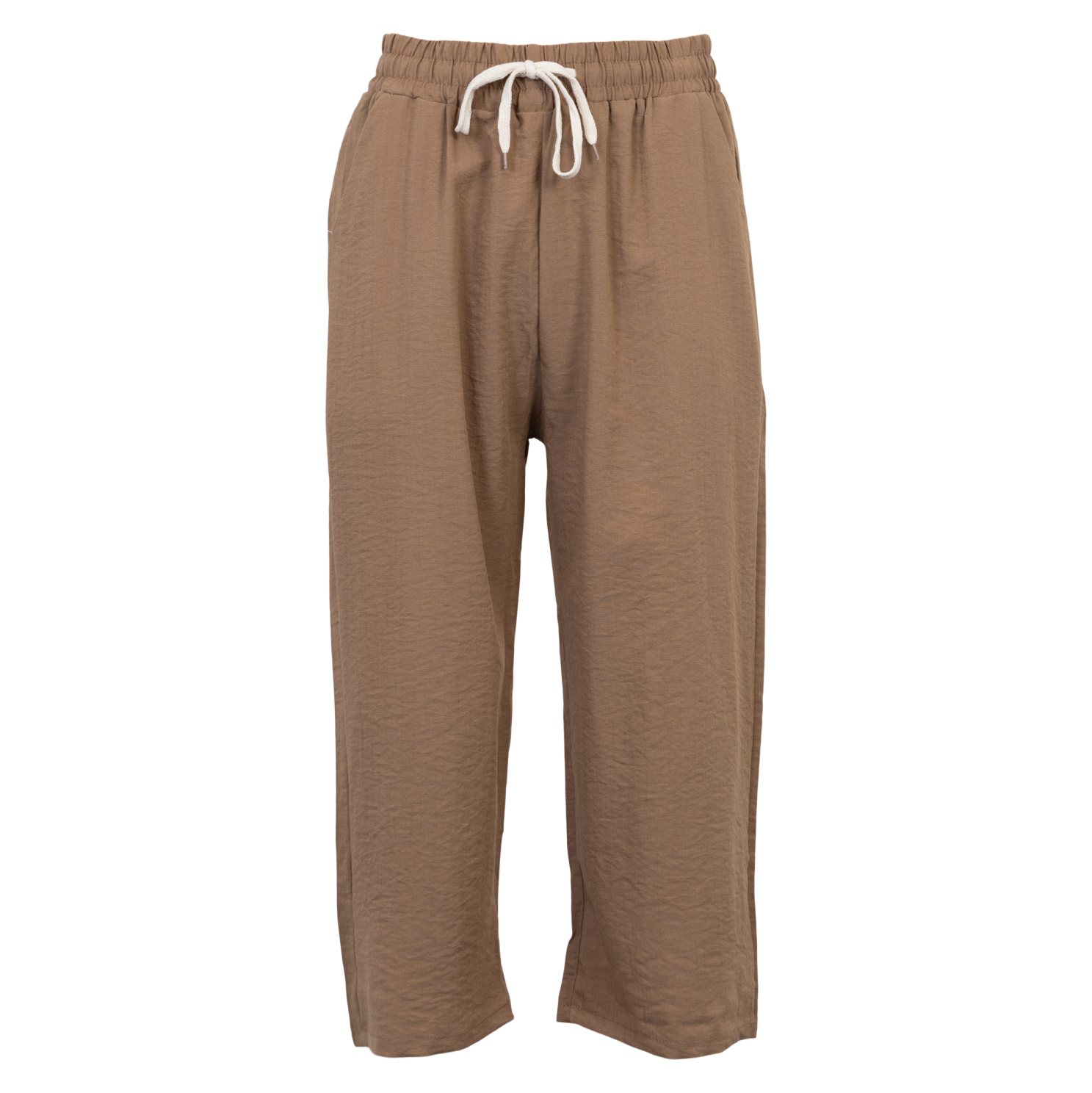 Anyway Dame Capri Brown    i Store Plus Size Størrelser
