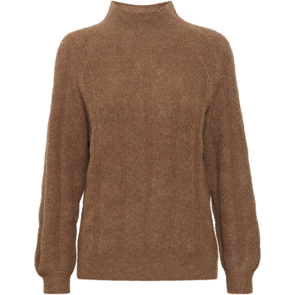 Young Dame Strik Byotiki Walnut i Store Plus Size Størrelser