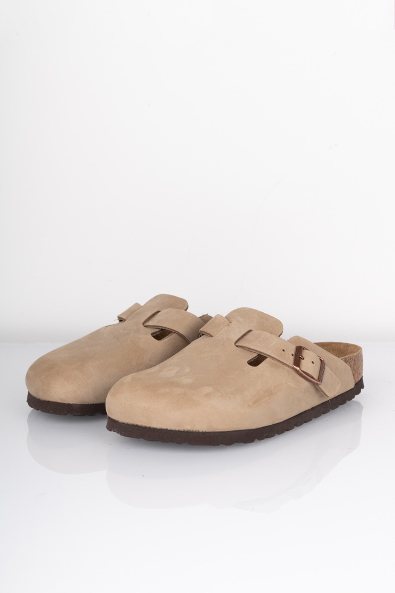 Birkenstock Sandal Boston Oiled Leather Tobacco Brown i Store Plus Size Størrelser