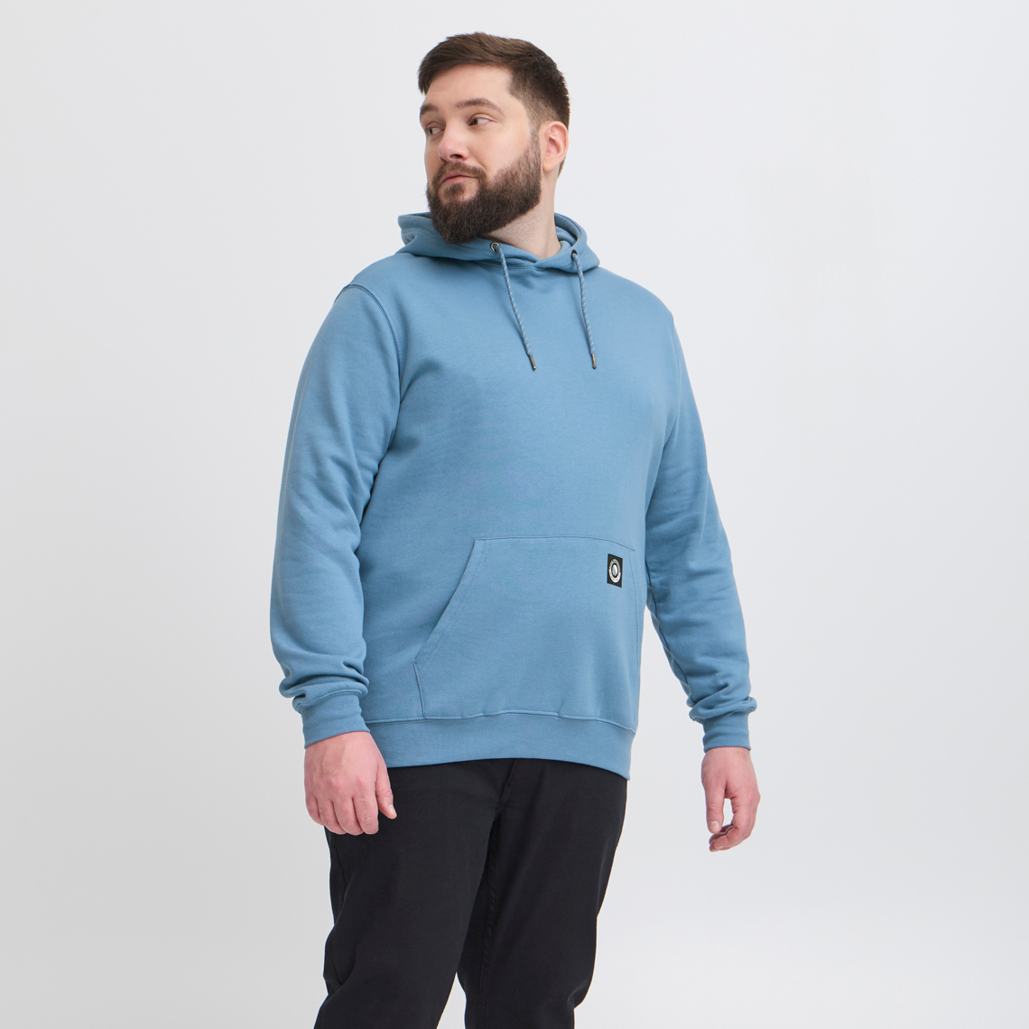Blend Herre Hættetrøje Copen Blue    i Store Plus Size Størrelser