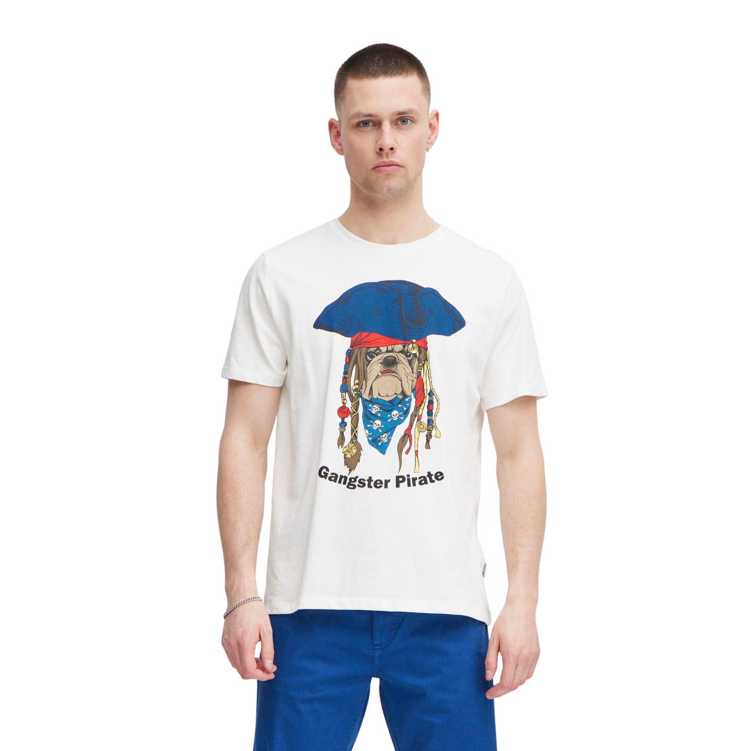 Blend Herre  -shirt 203439   i Store Plus Size Størrelser