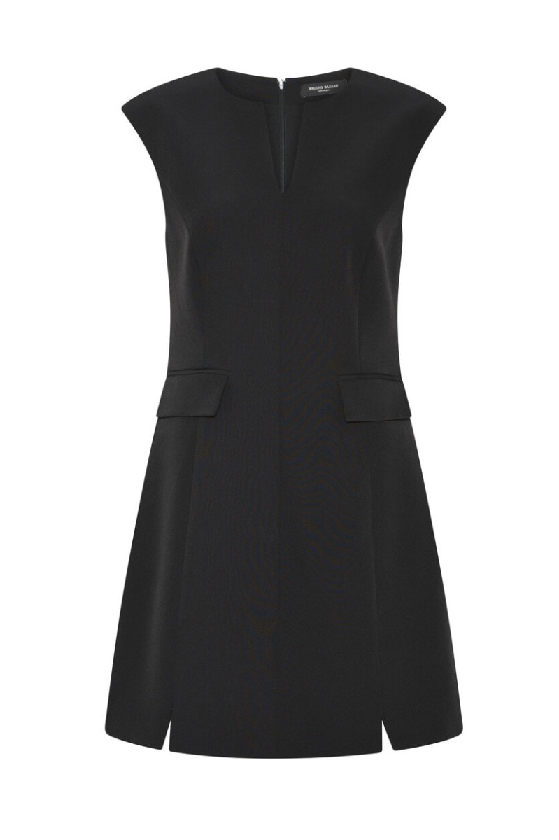 Bruuns Bazaar Kjole Women Rubysusbblenesa Dress Black i Store Plus Size Størrelser