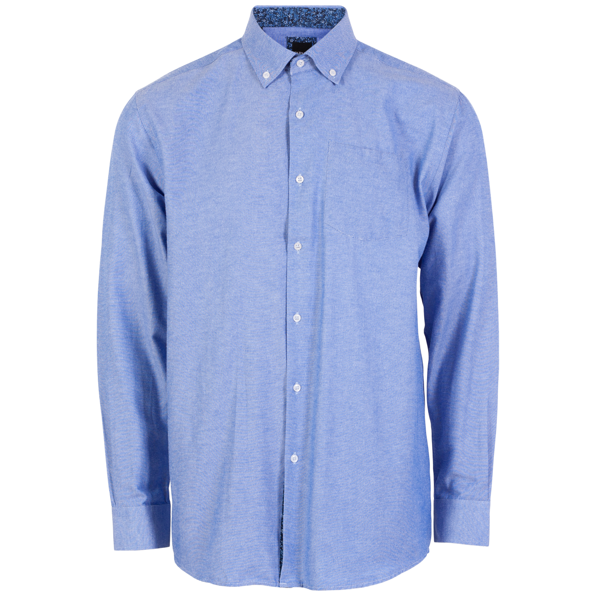 Carnét Samre Herre Skjorte Medium Dark Blue    i Store Plus Size Størrelser